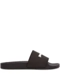 Palm Angels logo-lettering slider - Black