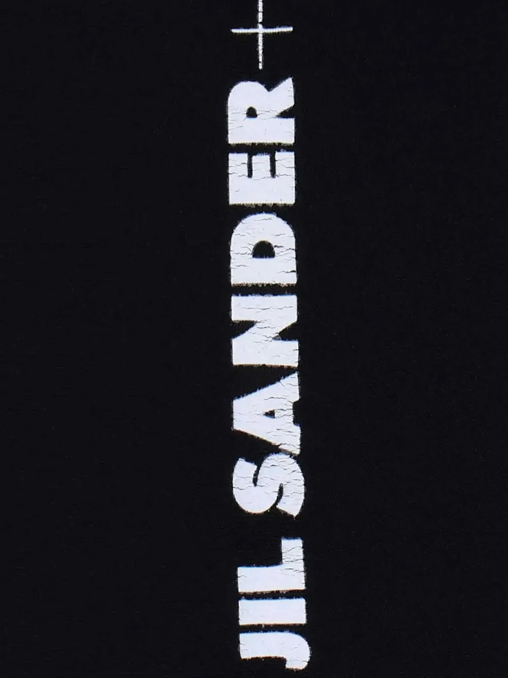 Jil Sander Top met racerback en logo Zwart