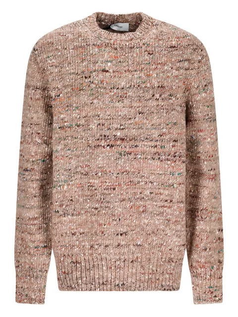 Lardini speckled crew-neck sweater
