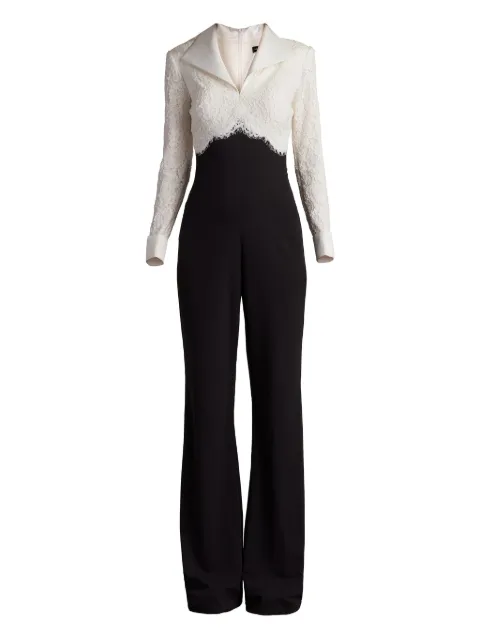Tadashi Shoji lace-panel jumpsuit