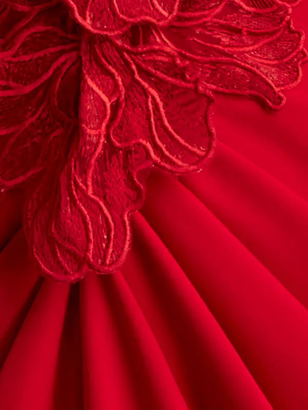 Tadashi Shoji Ruched Gown | Red | FARFETCH