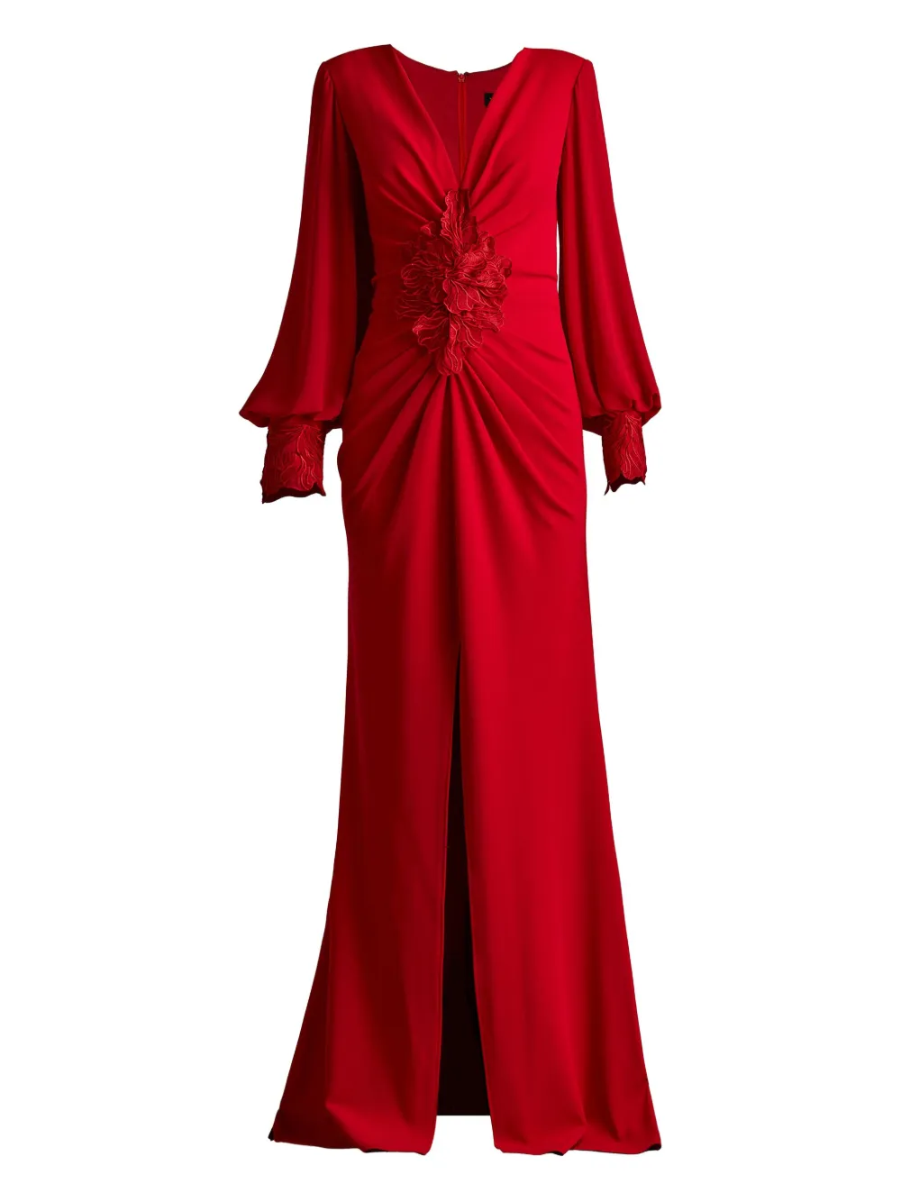 ruched gown