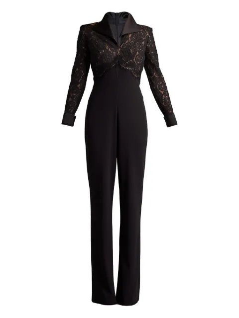 Tadashi Shoji lace-panelled jumpsuit