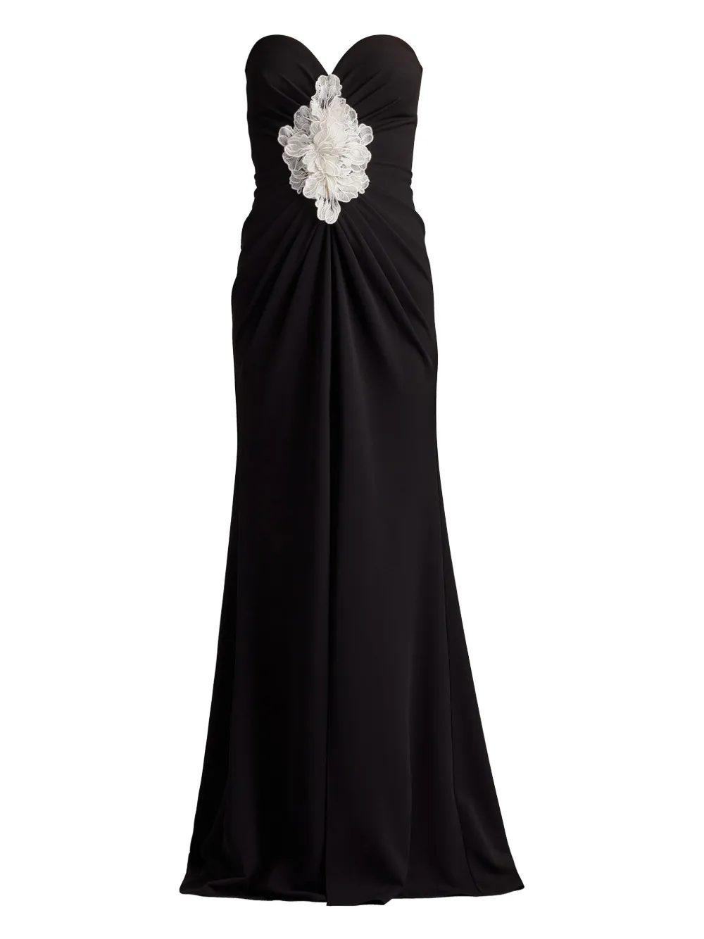 strapless gown