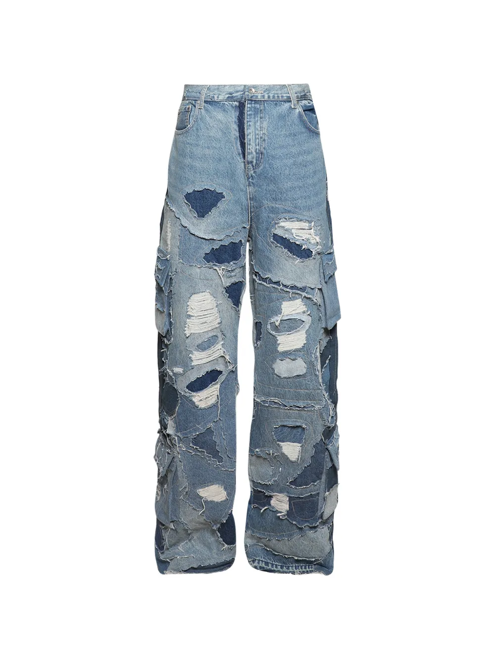Who Decides War Unearthed cargo jeans - Blu