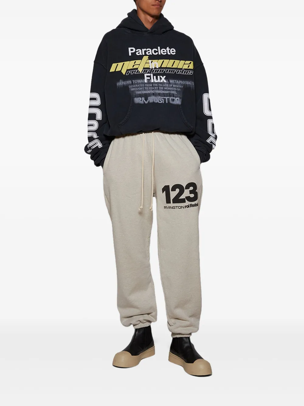 RRR123 graphic-print hoodie | Hoodies | Image 2