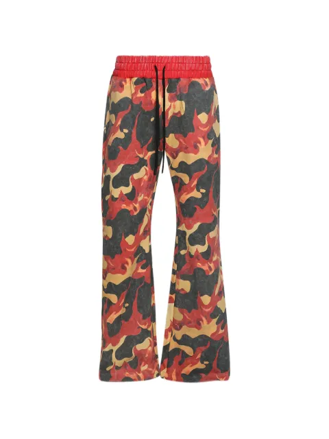Who Decides War flame camouflage trousers