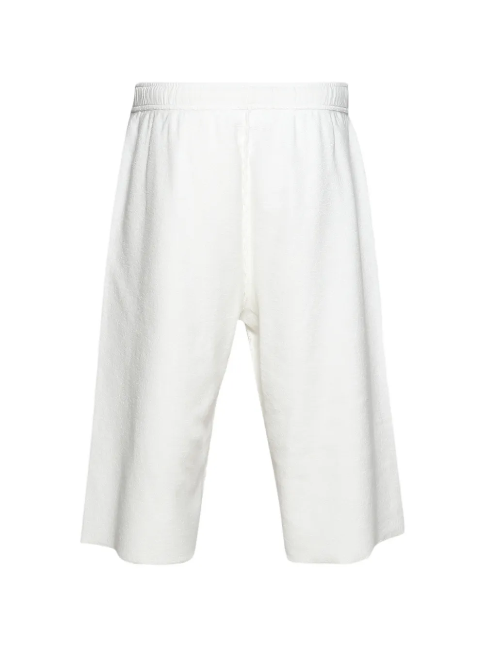 MM6 Maison Margiela drawstring appliqu&eacute; shorts - Wit