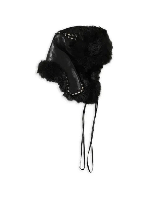 Who Decides War studded trapper hat