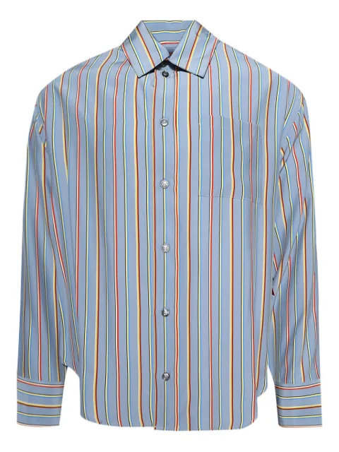 The Elder Statesman stripe jacquard shirt
