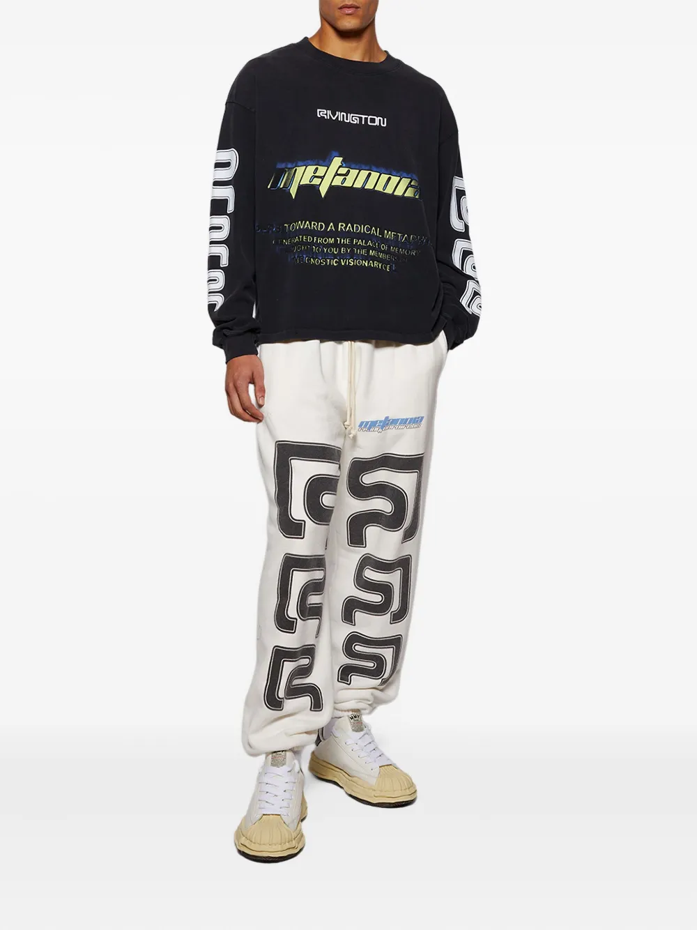 RRR123 drawstring graphic sweatpants | Track Pants | Image 2
