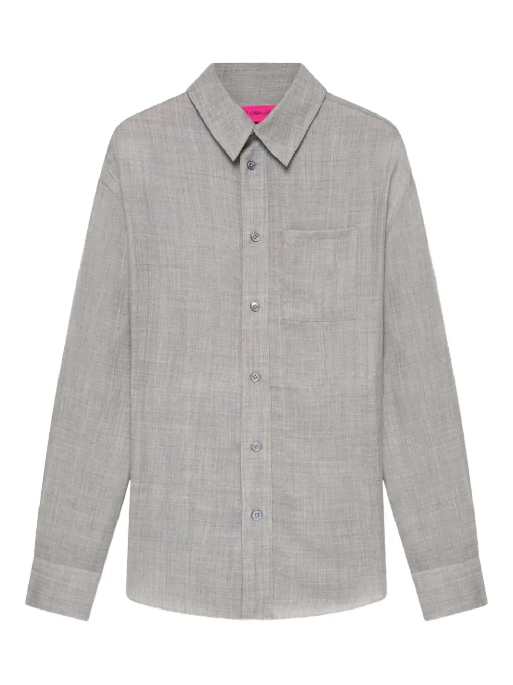 The Elder Statesman pashmina long-sleeve shirt Grijs