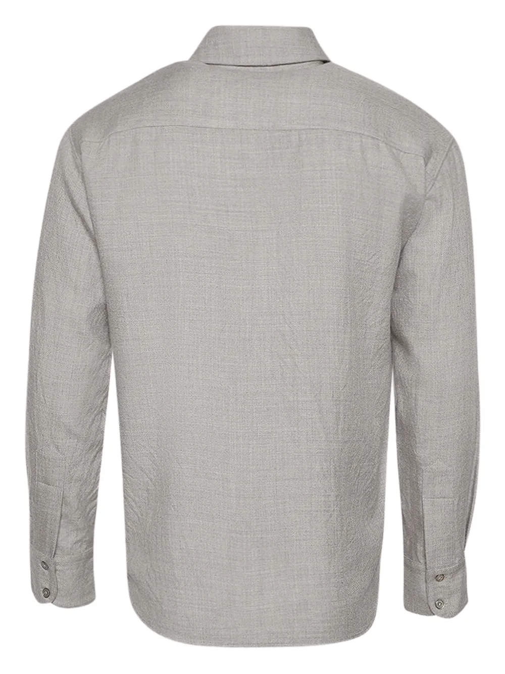 The Elder Statesman pashmina long-sleeve shirt - Grijs