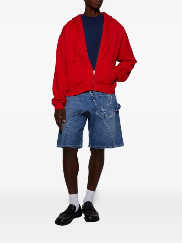 The Elder Statesman Daily ジップパーカー | レッド | FARFETCH JP The Elder Statesman Daily ジップパーカー | レッド | FARFETCH JP
