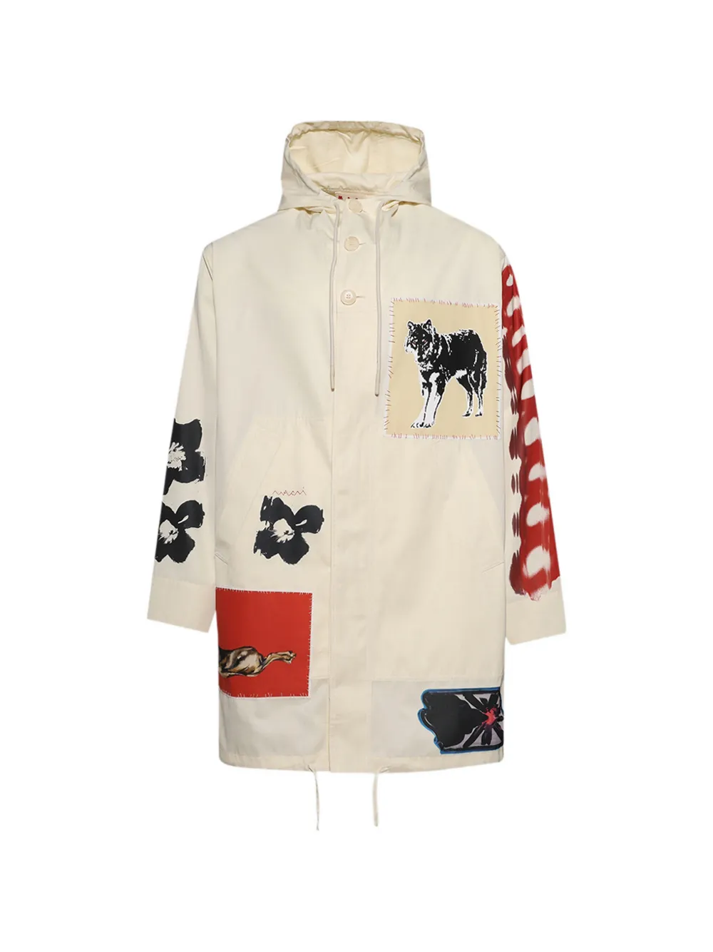 Marni x Slawn and Soldier Duster parka - Toni neutri
