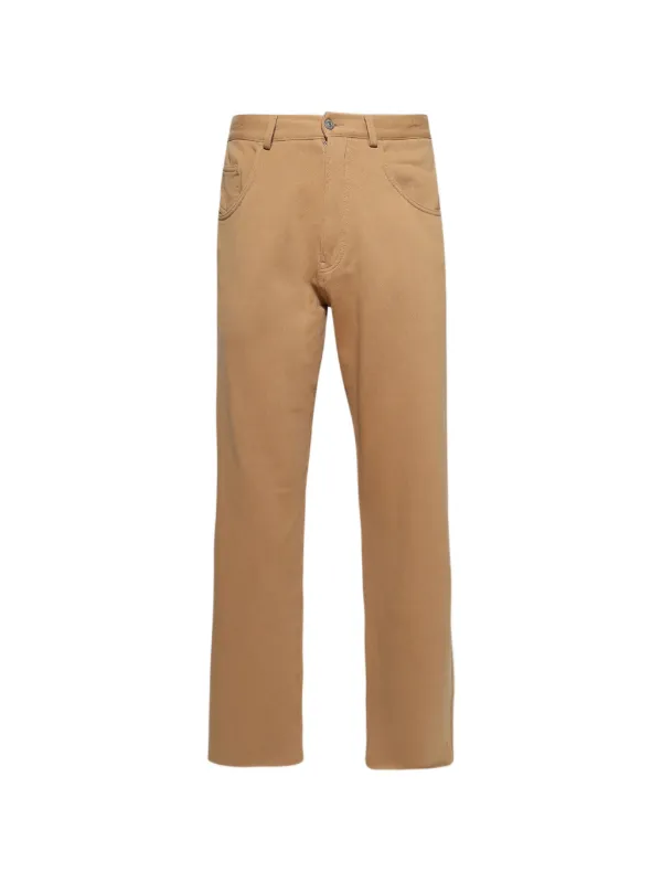 MM6 Maison Margiela Patch-pocket Trousers in Neutrals