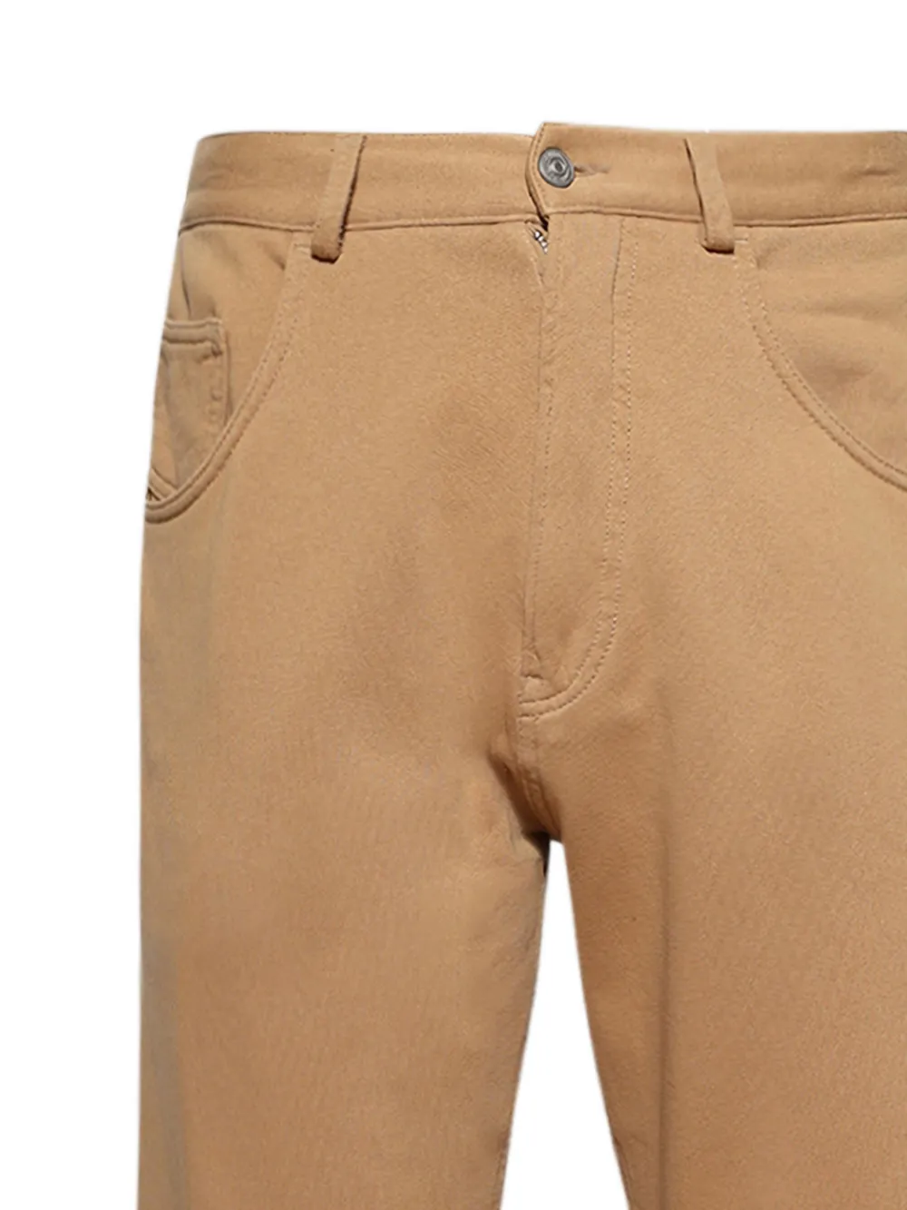 MM6 Maison Margiela Broek met opgestikte zak Beige