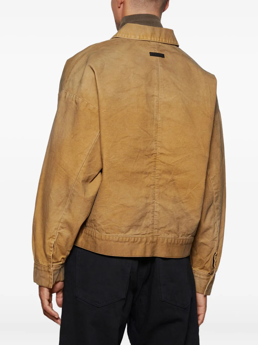 Fear Of God Canvas Utility Jacket In Brown