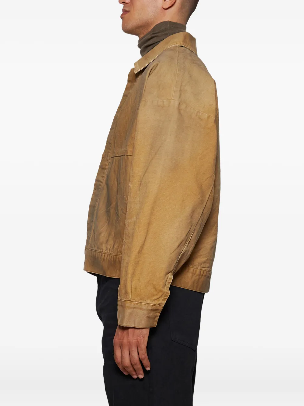 Fear Of God Canvas Utility Jacket In Brown