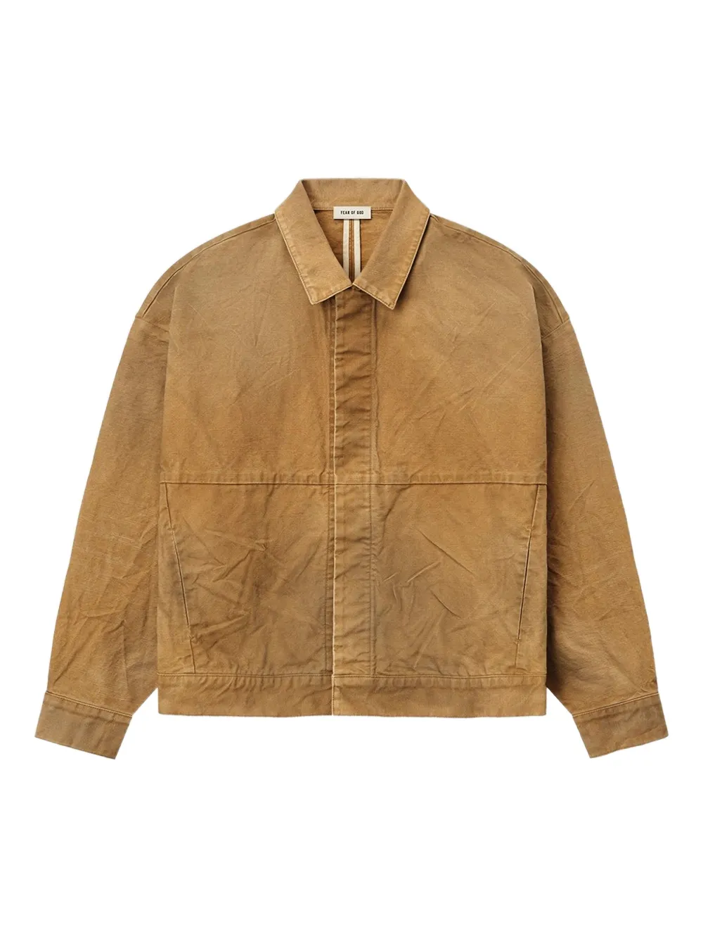 Fear Of God canvas utility jacket | Brown | Image 1