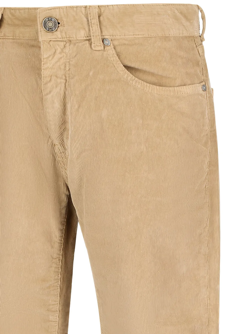 PT Torino Ribfluwelen broek Beige