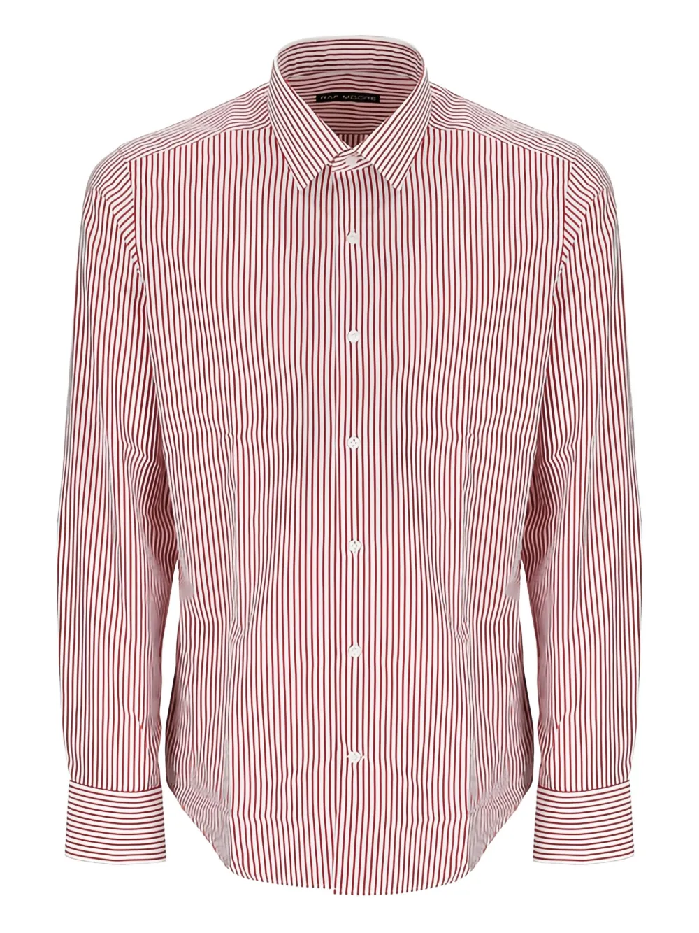 pinstriped shirt