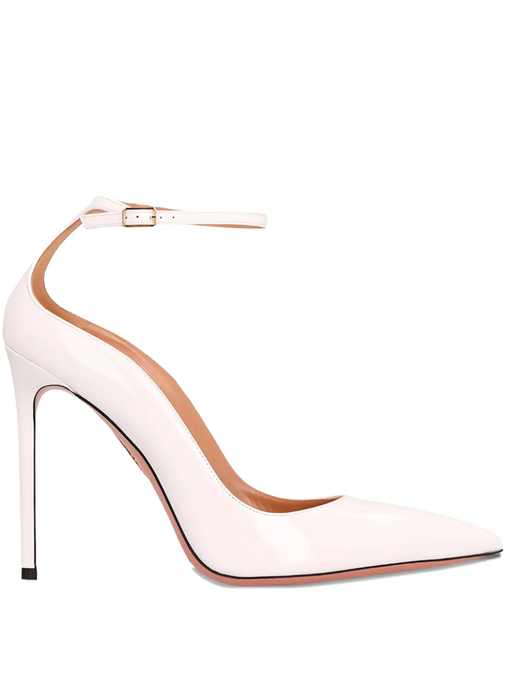 Aquazzura 105mm Love Affair ankle-strap pumps Neutrals