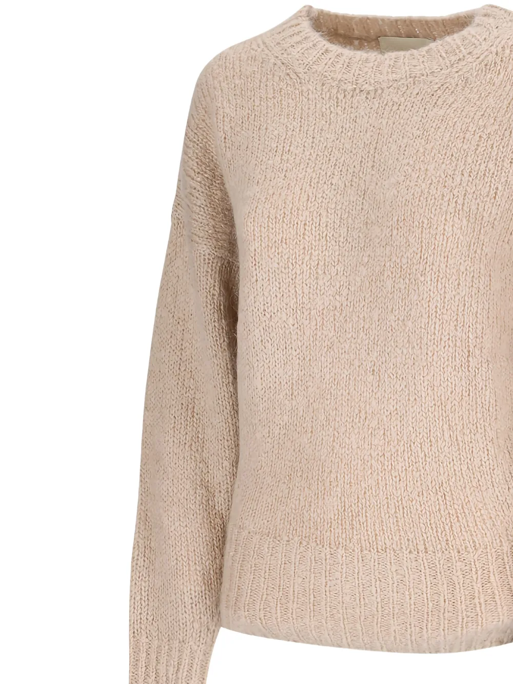 ISABEL MARANT Wollen trui met ronde hals Beige