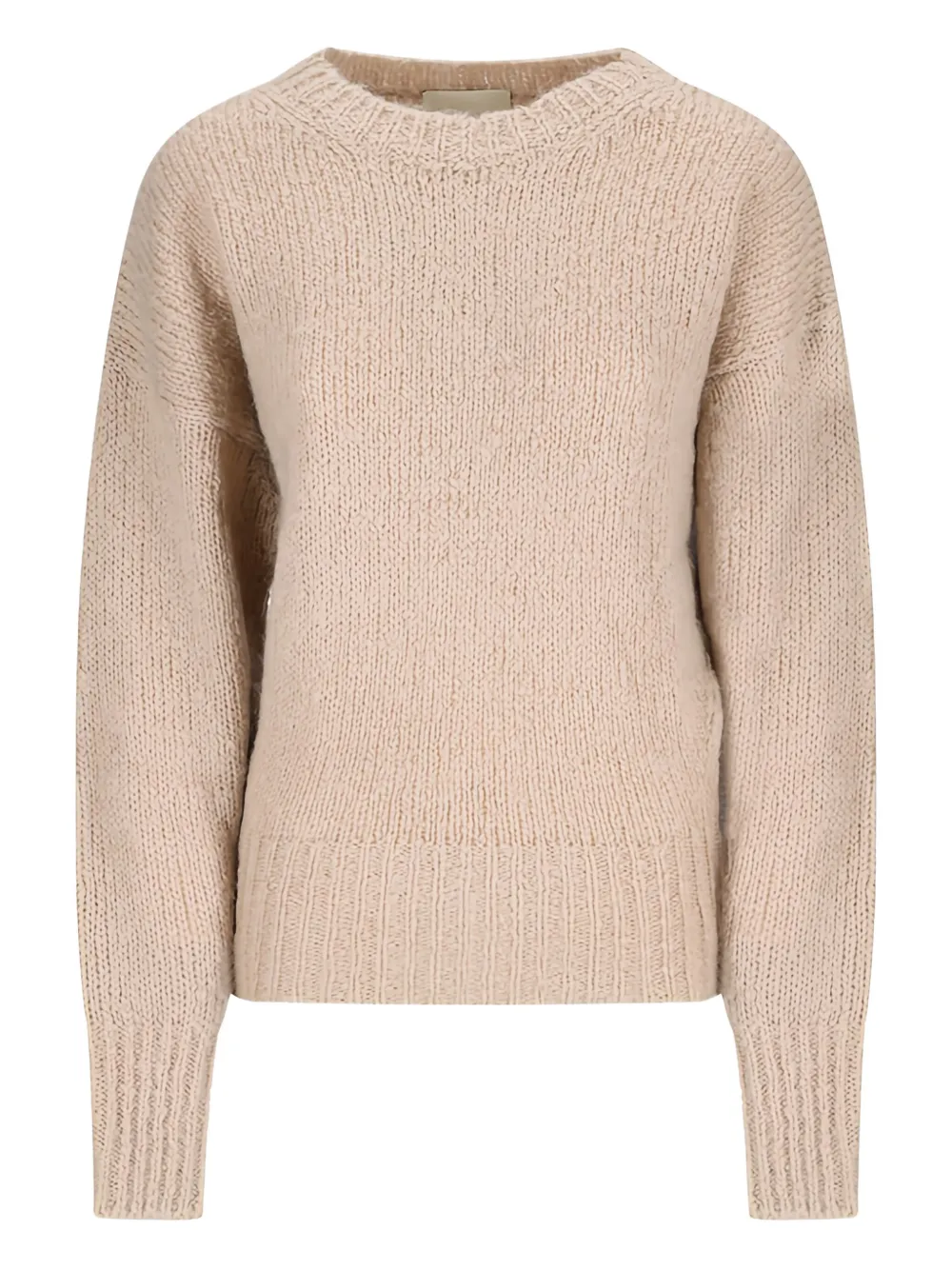 ISABEL MARANT Wollen trui met ronde hals Beige