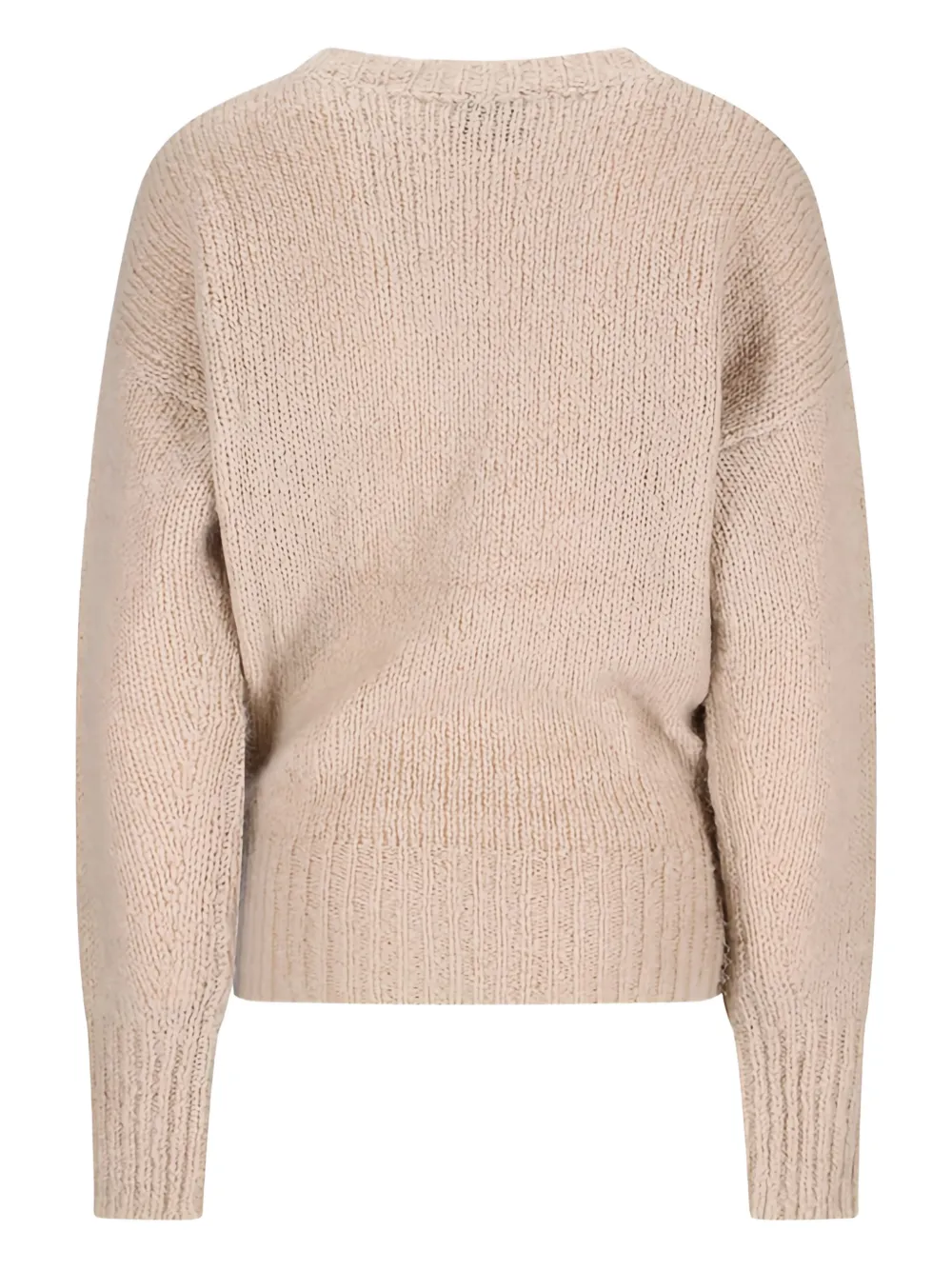 ISABEL MARANT Wollen trui met ronde hals Beige