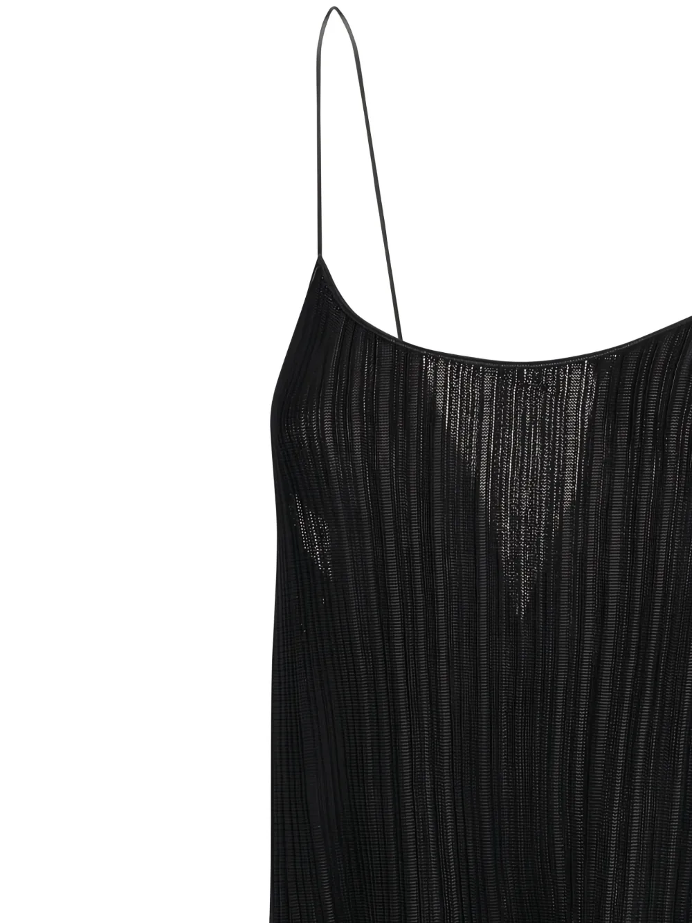 TOM FORD ribbed tank top Zwart