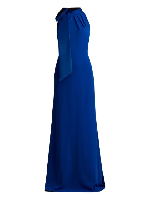 Tadashi Shoji فستان ماكسي بحمالة عنق