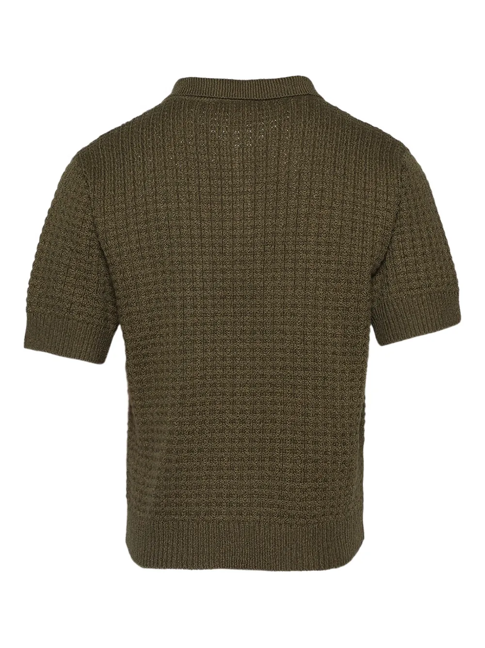 The Elder Statesman knit polo shirt - Groen