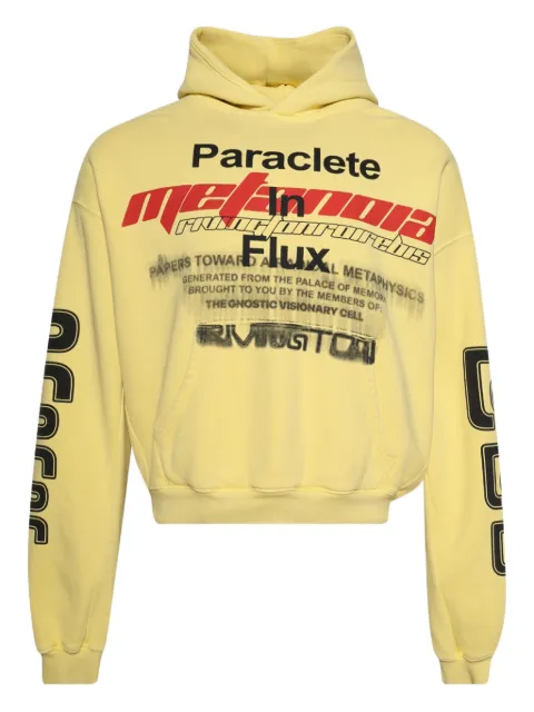 RRR123 graphic-print hoodie