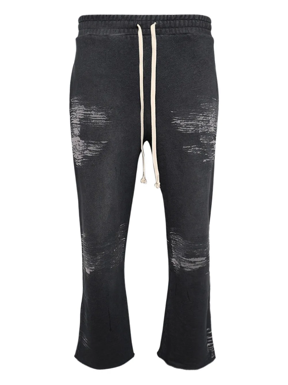 RRR123  drawstring track pants | Black | Image 1