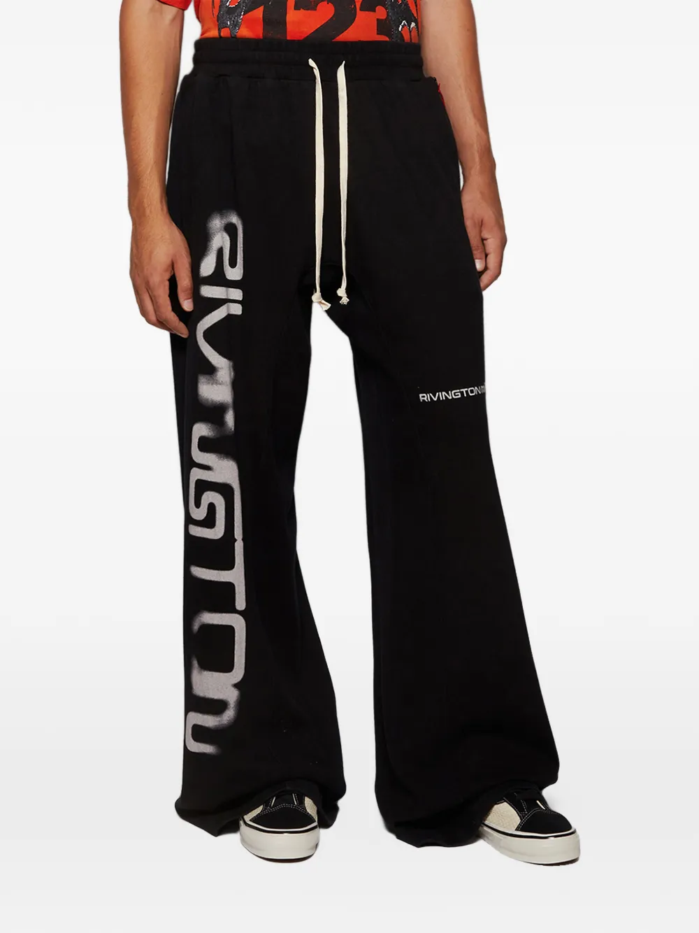 Rrr123 Rivington Drawstring Trousers In Black