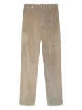The Elder Statesman pleated wale cord trousers - Silver