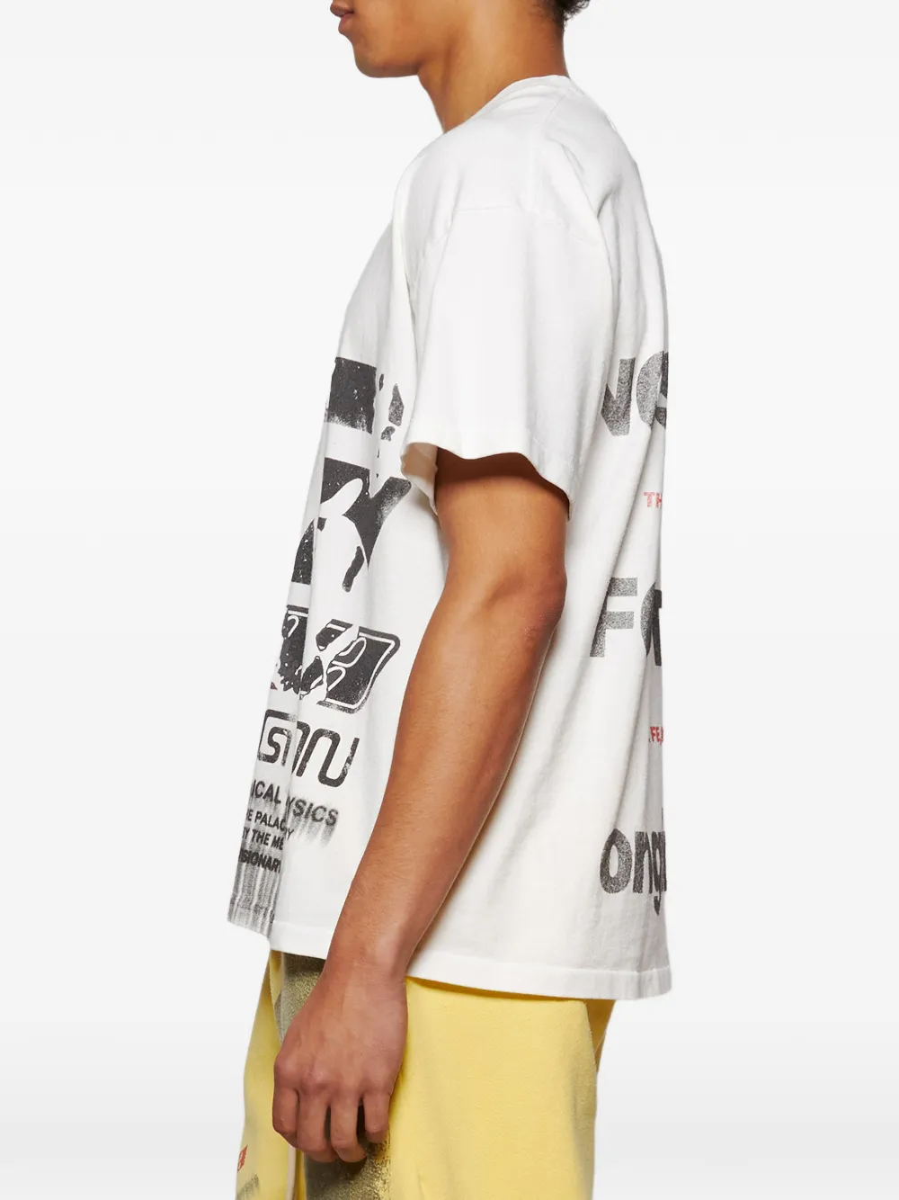 RRR123 graphic-print T-Shirt Wit