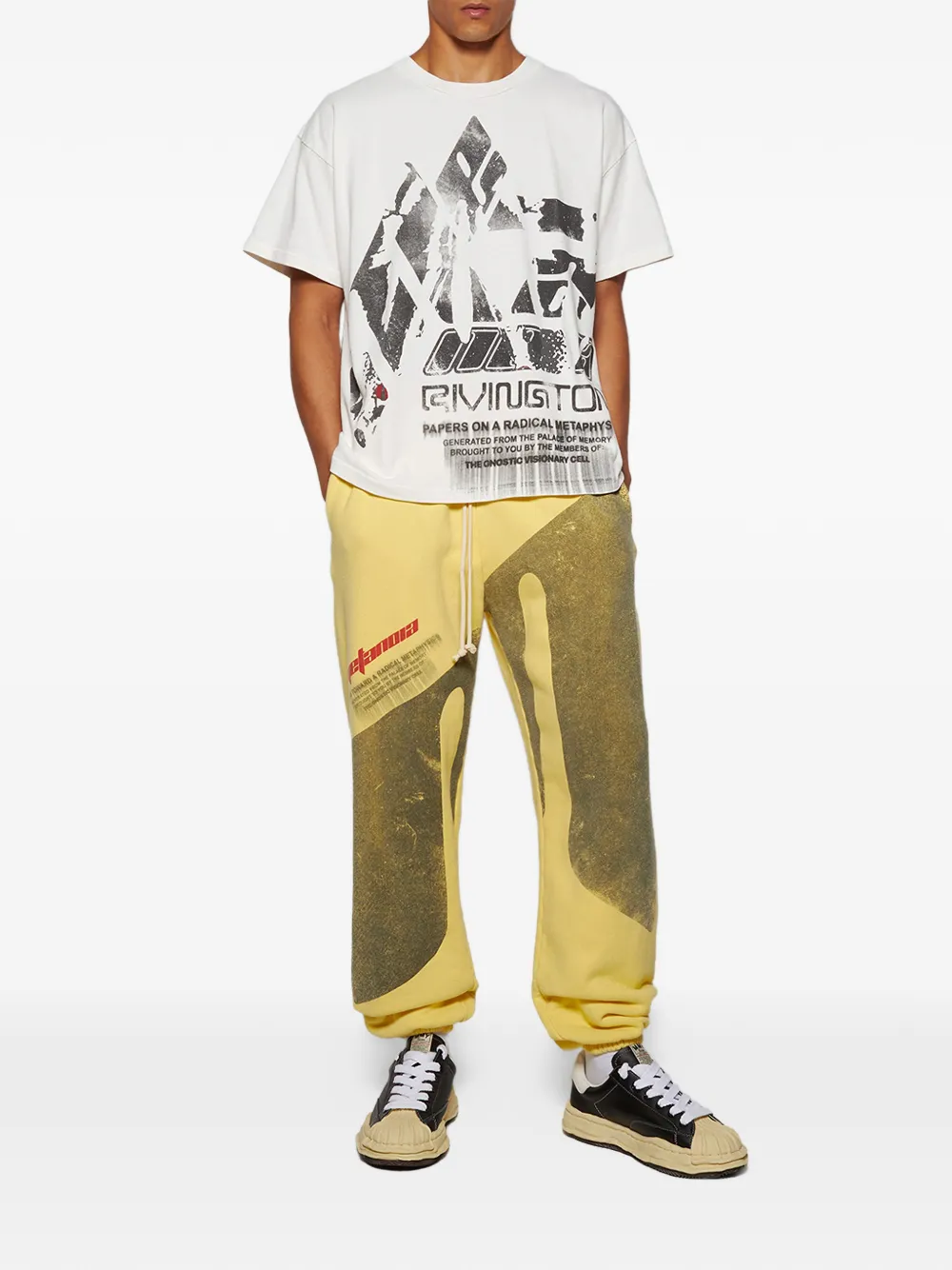 RRR123 graphic-print T-Shirt - Wit