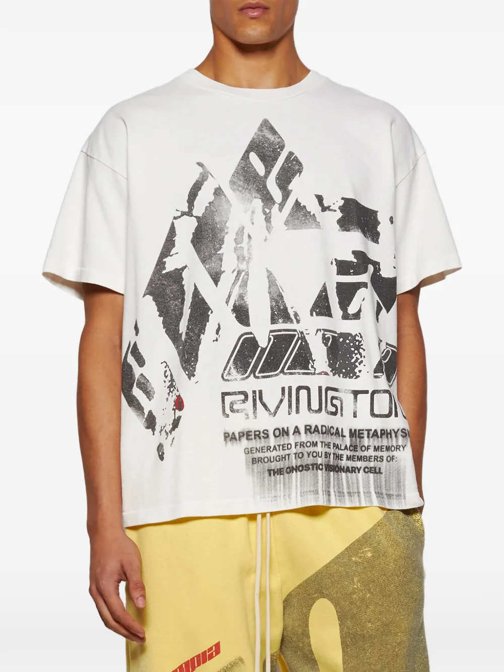 RRR123 graphic-print T-Shirt Wit