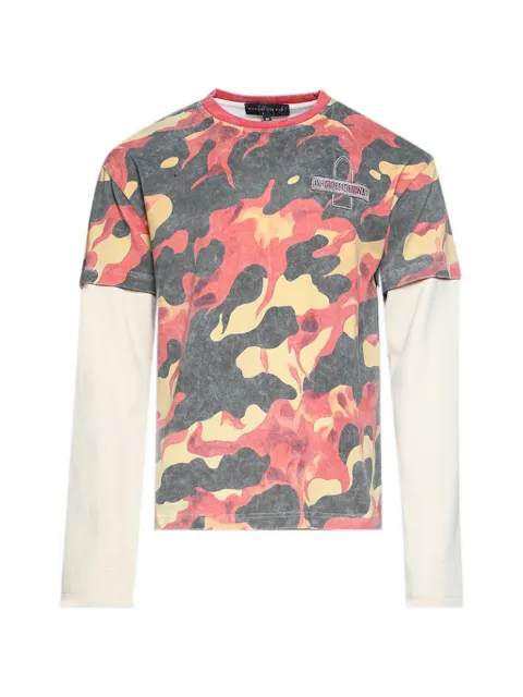 Who Decides War suéter doble estampado