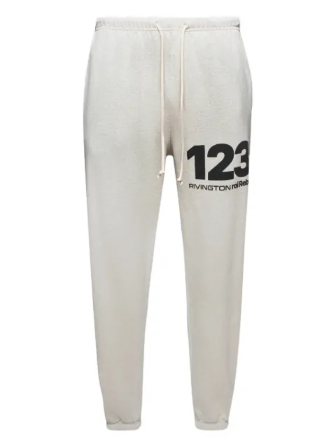 RRR123 graphic-print Track pants