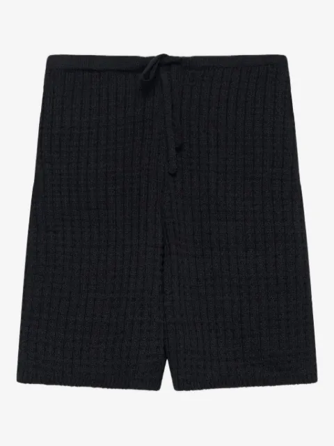 The Elder Statesman textured drawstring shorts