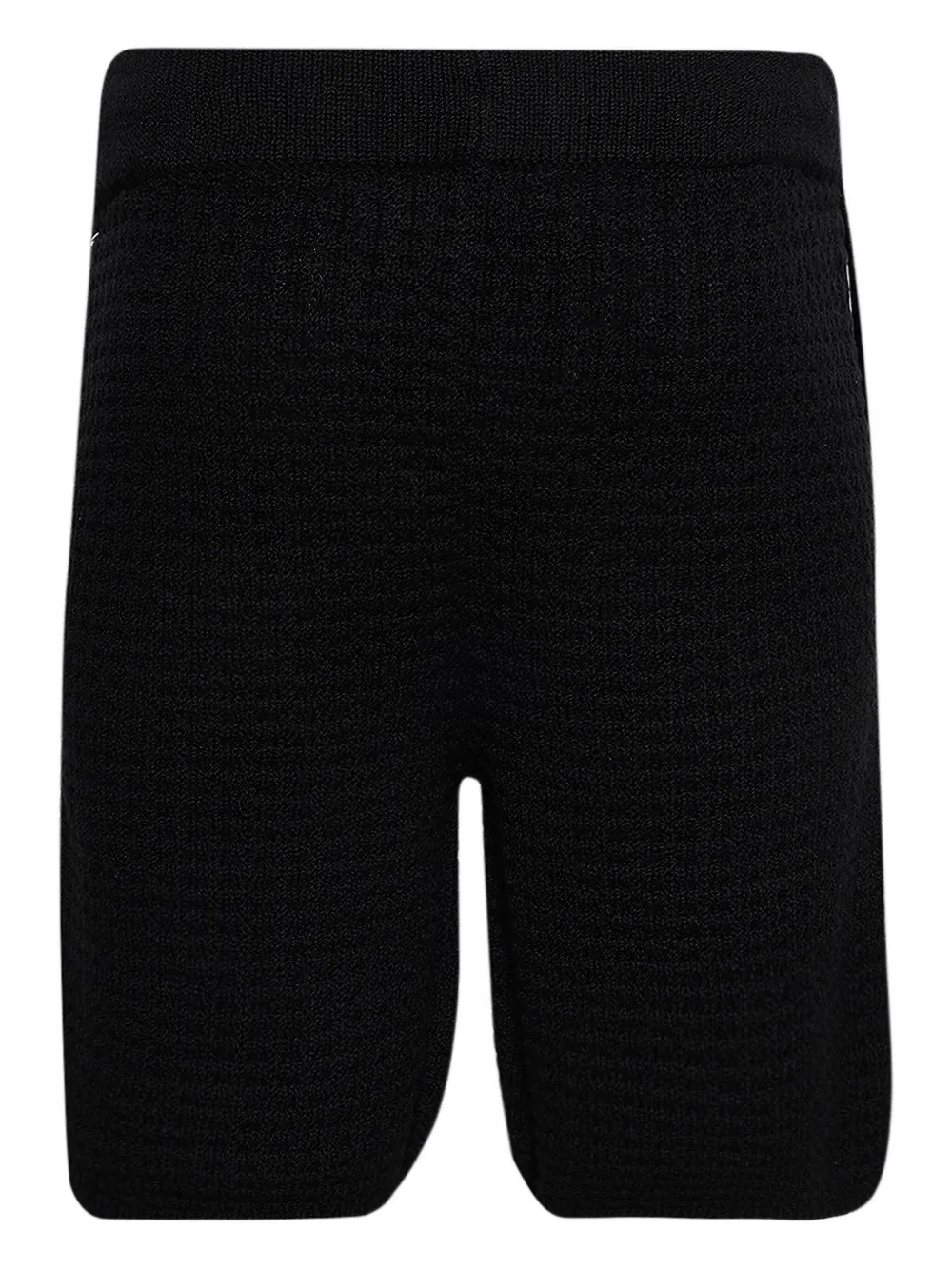 The Elder Statesman textured drawstring shorts - Zwart