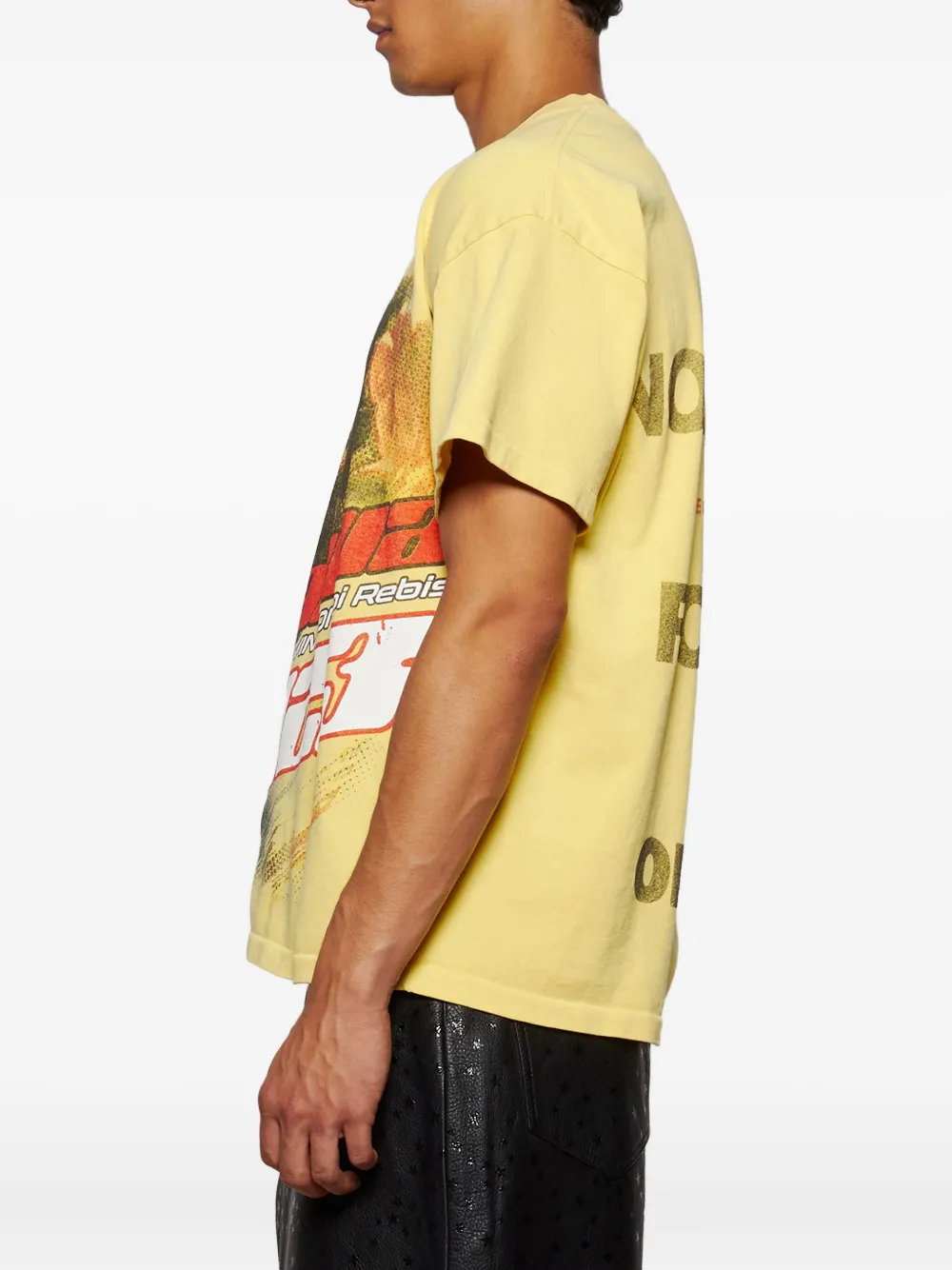 RRR123 Meta-Man T-shirt Geel