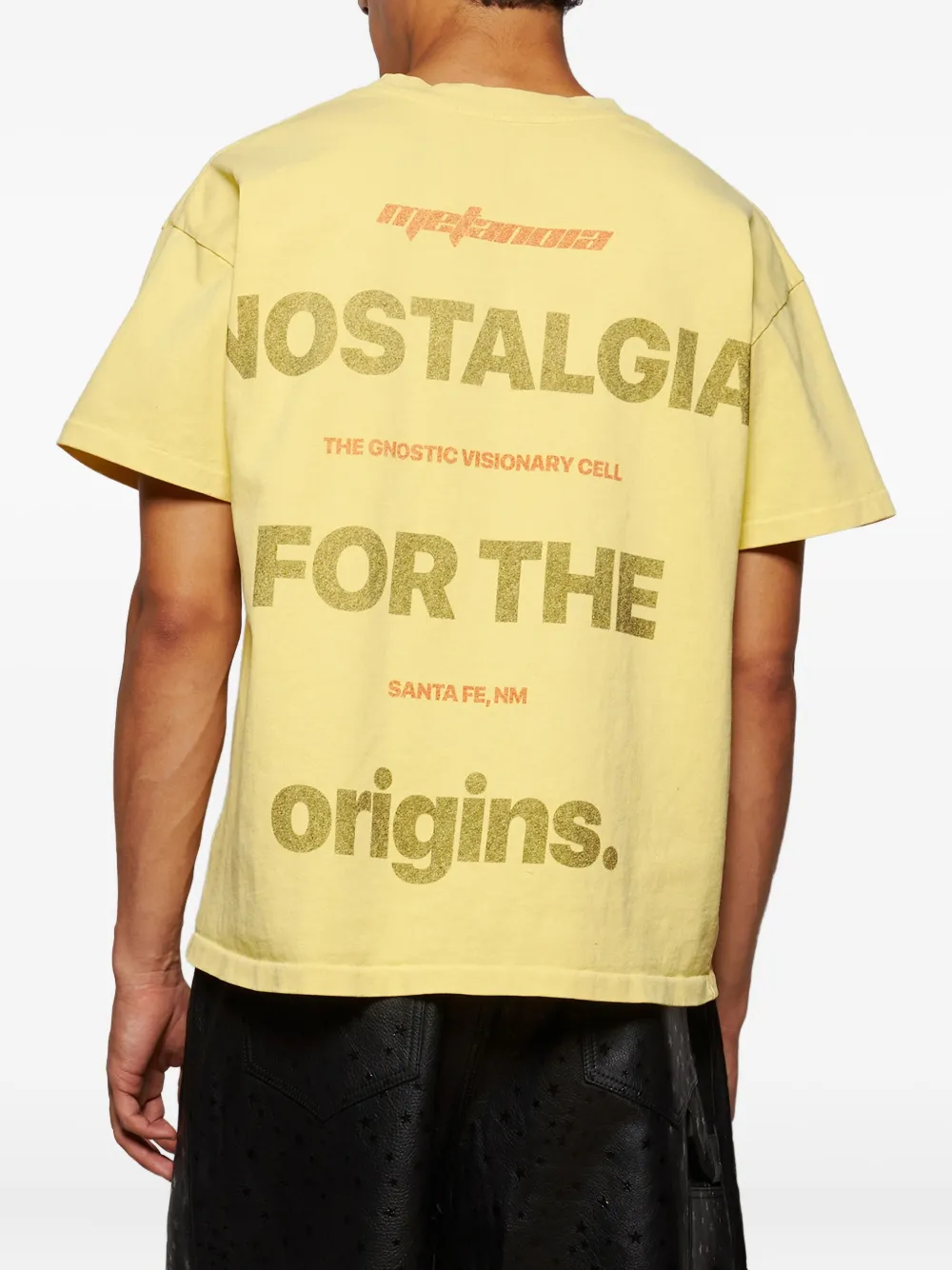 RRR123 Meta-Man T-shirt Geel