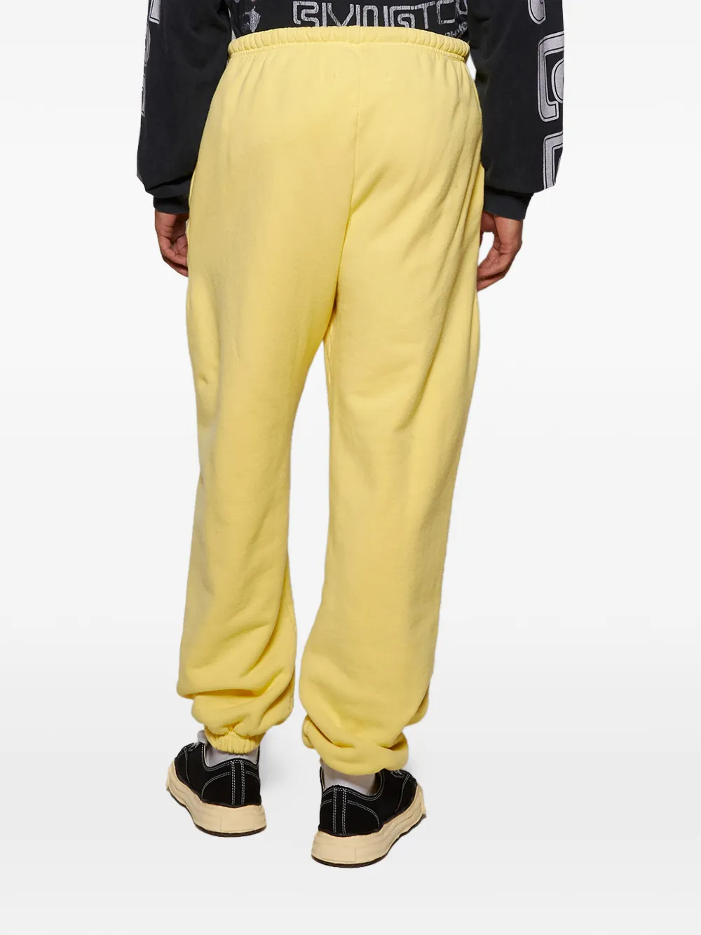 Drawstring Graphic-Print Trousers