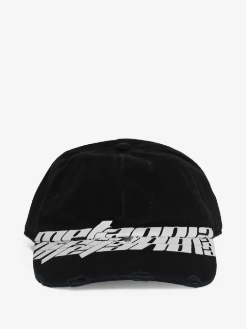 RRR123 gorra con texto estampado