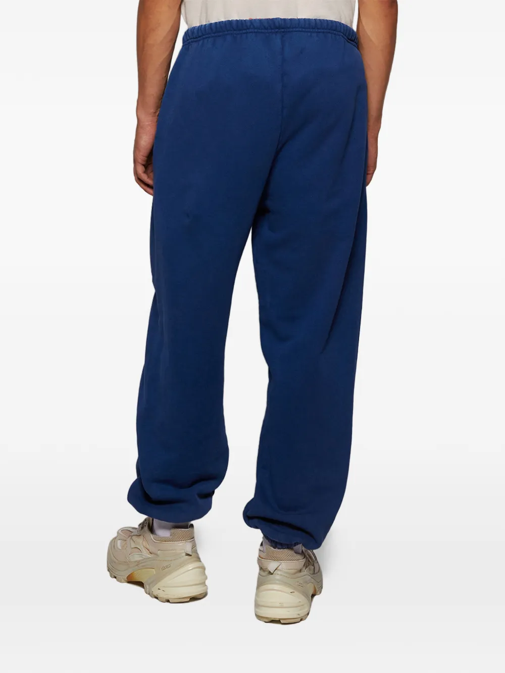 Drawstring Graphic-Print Trousers