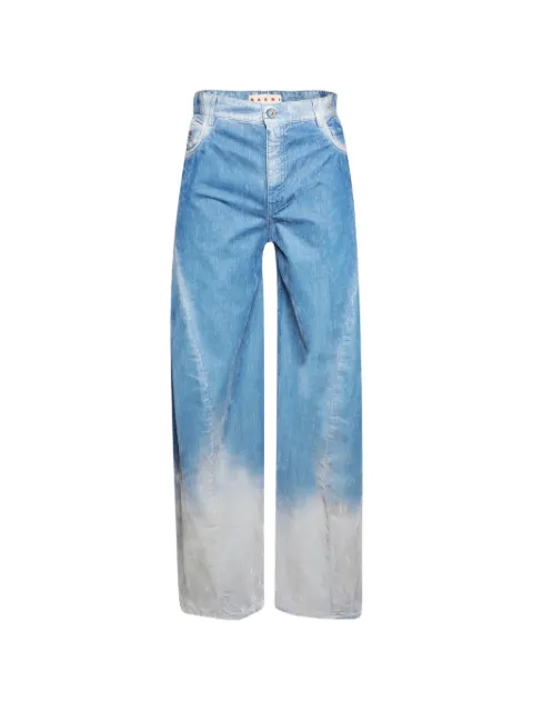 Marni faded-effect trousers